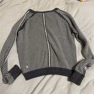 Lululemon Striped Gray Sweater 6
